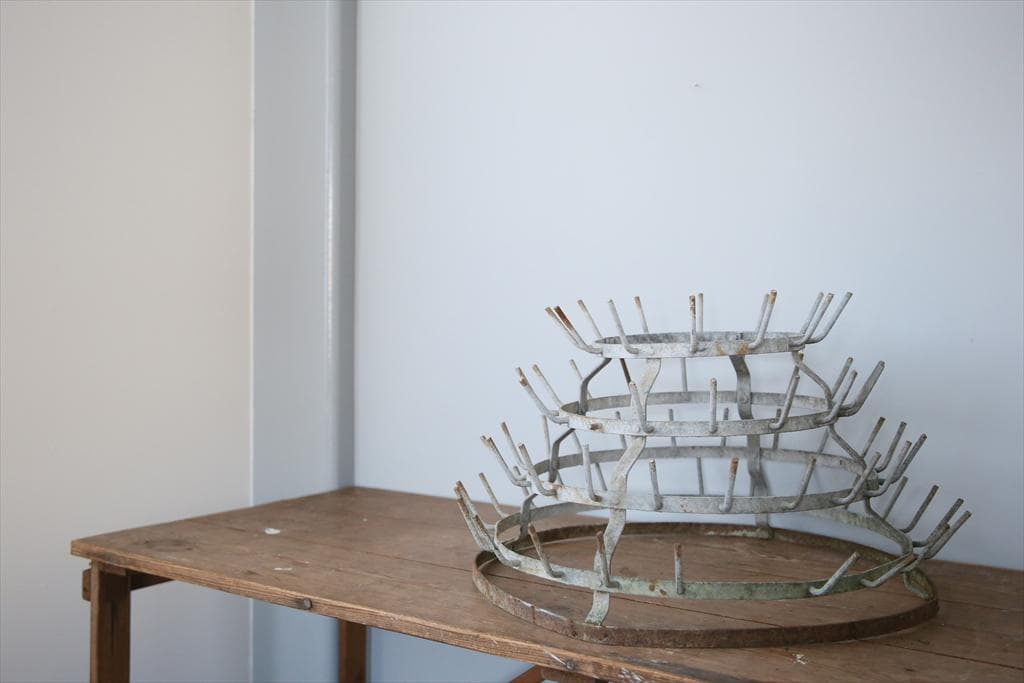 フランスアンティーク鉄製ボトルドライヤー/エリソン/ワインラック86-246-2