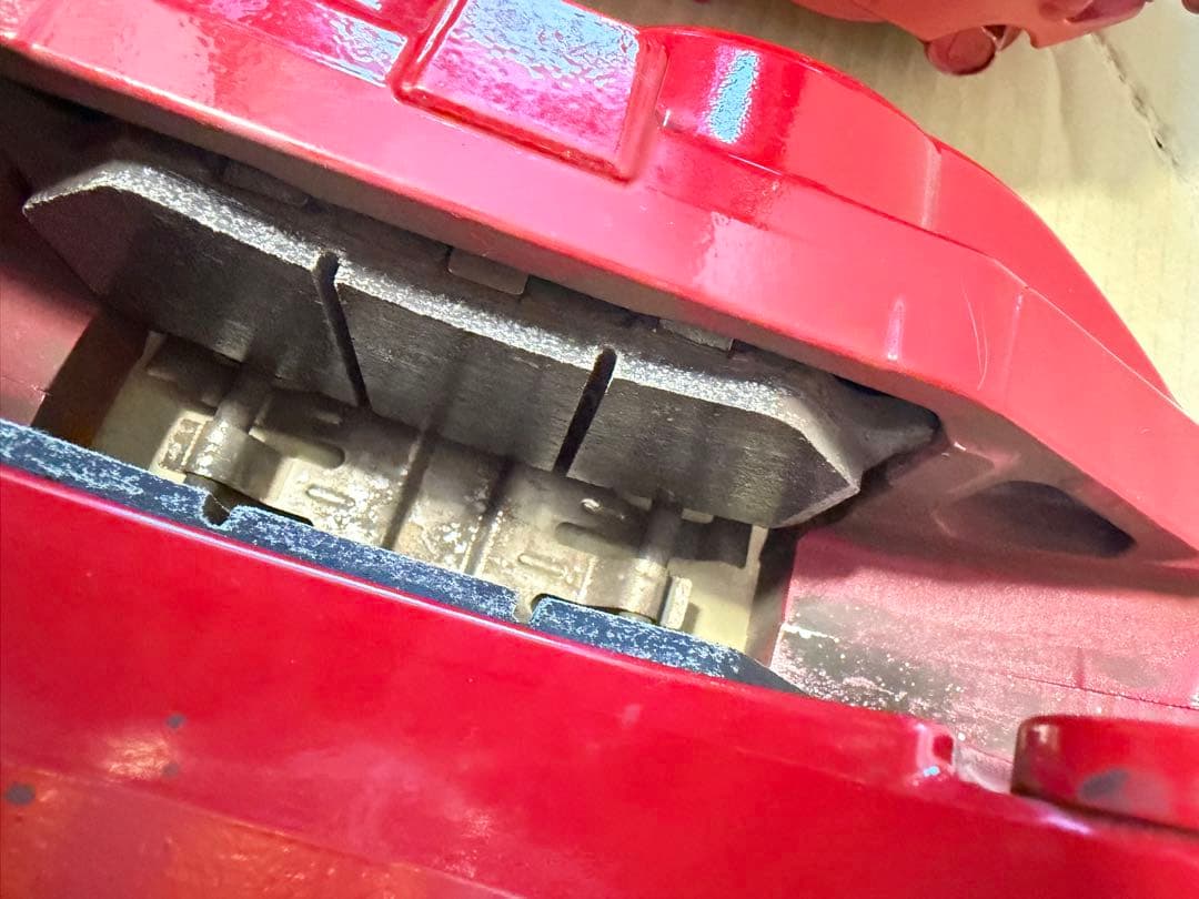 フェアレディZ Z34 Z33 Akebono ブレーキキャリパー 赤 4個