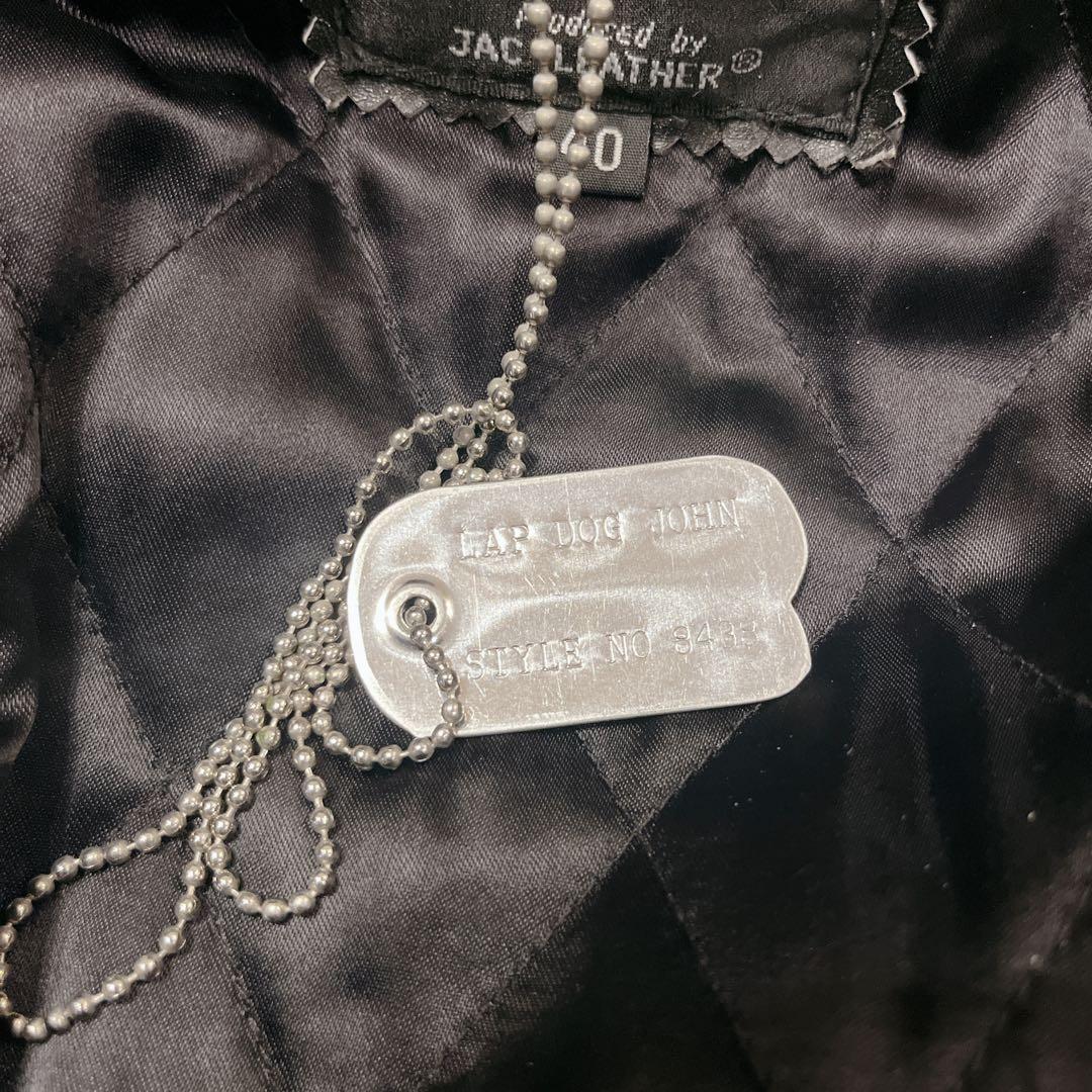 80s 激渋 日本製 ホースハイド A-2 ポリスマンジャケット シカゴポリス