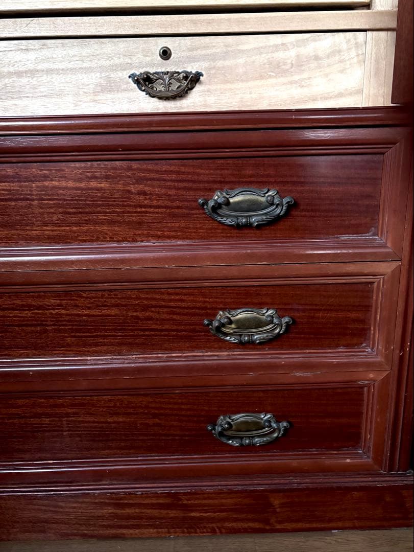 木製　着物箪笥　和箪笥　昭和レトロ　洋服タンス　押入れ収納