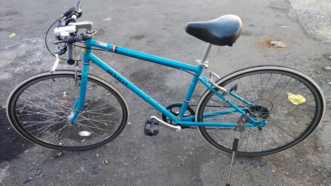 Q*u様 No.321 ルノー 700C シマノ6速 430mm BLUE クロ