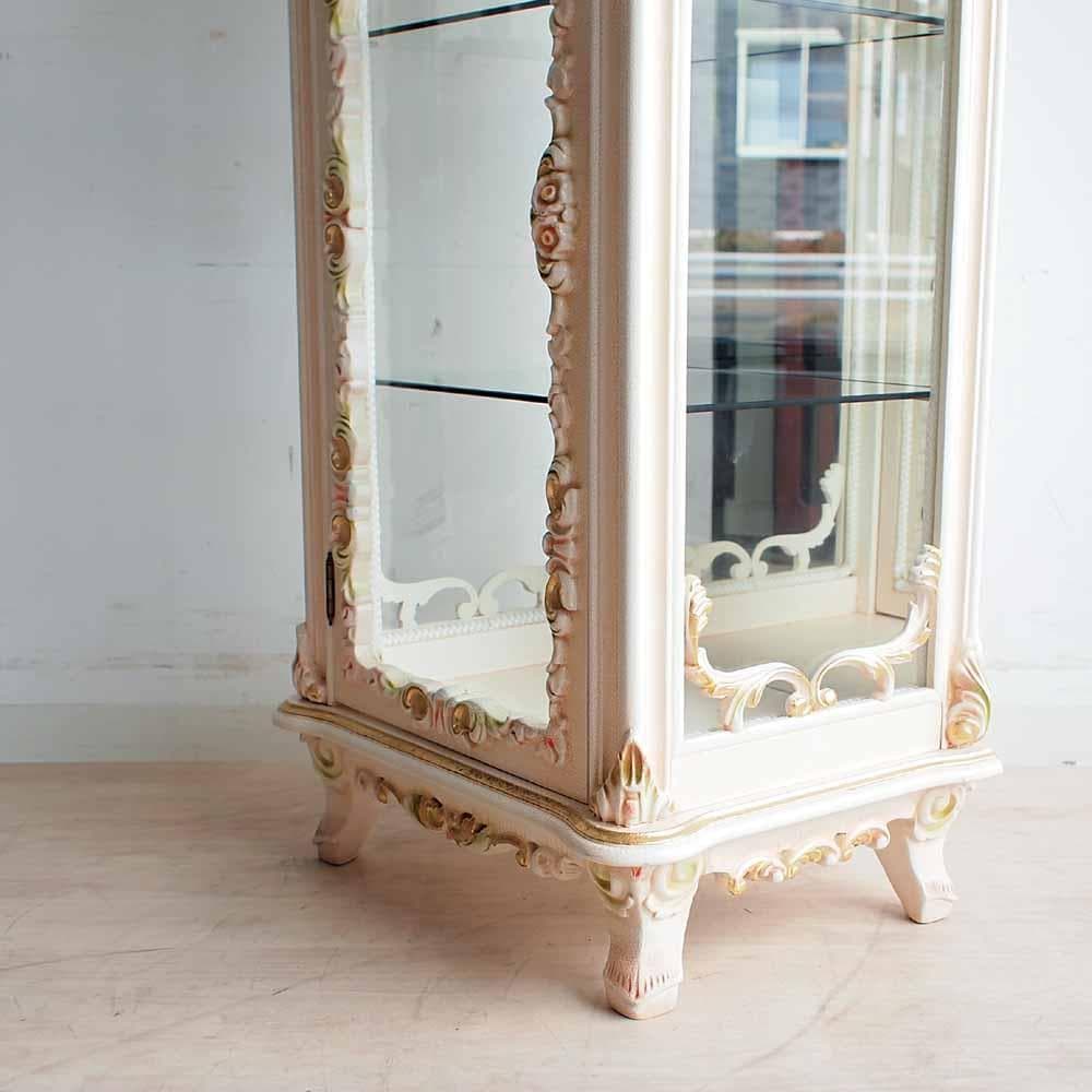 ロココ調 クラシカル ガラスキャビネット B ZR24409