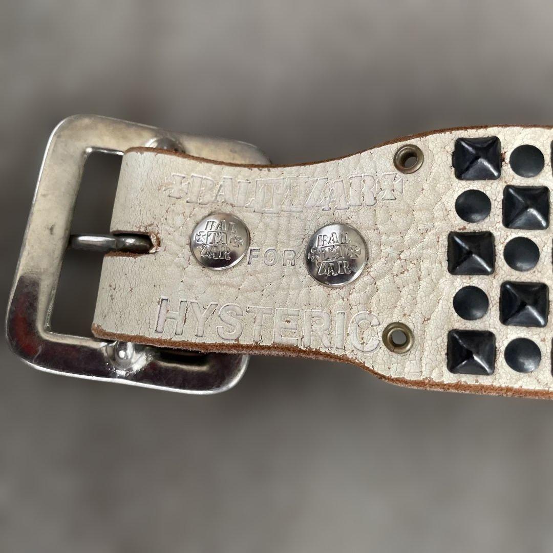 【希少】ヒステリックグラマー ×バルタザール'ロゴスタッズベルトコラボ　Ｓサイズ