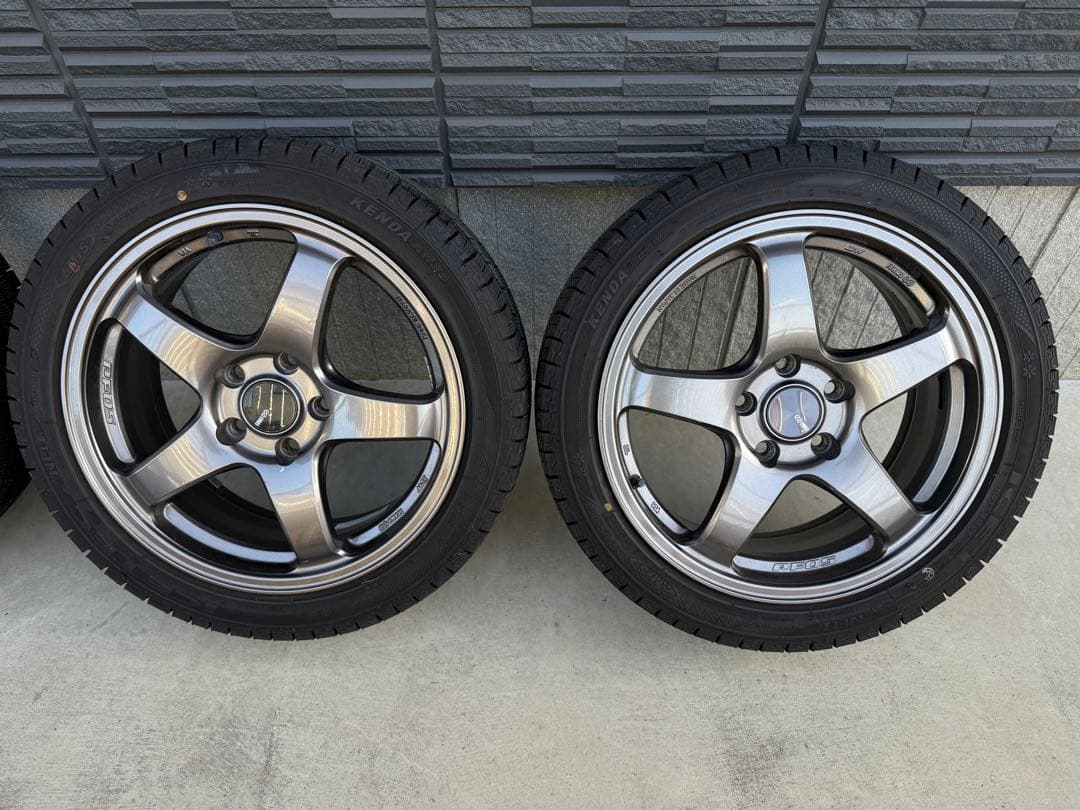 2本 ENKEI PF05 215/45R17 114.3スタッドレス