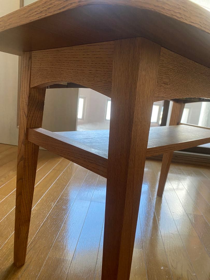 unico  オーク材 カフェテーブル