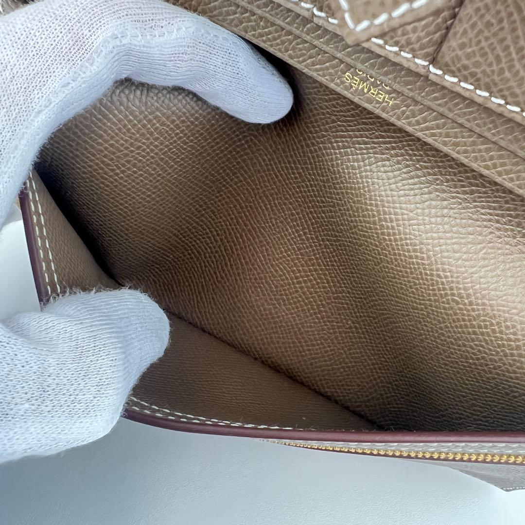 新品未使用　HERMES エルメス　べアンスフレ　エトープ　ゴールド金具　W刻