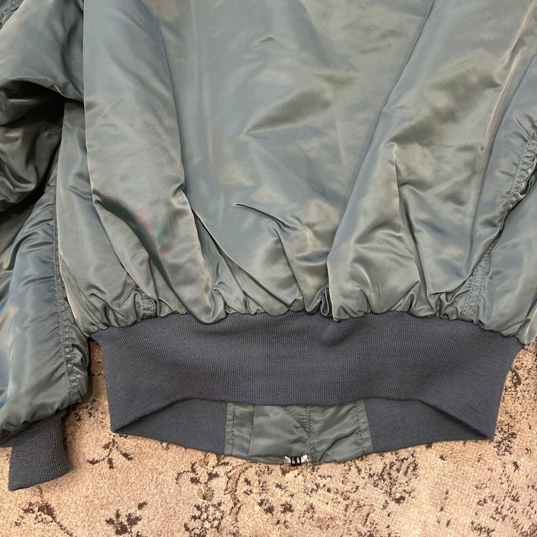 90s USA製 アルファ B-15D フライトジャケット 50s 復刻　L
