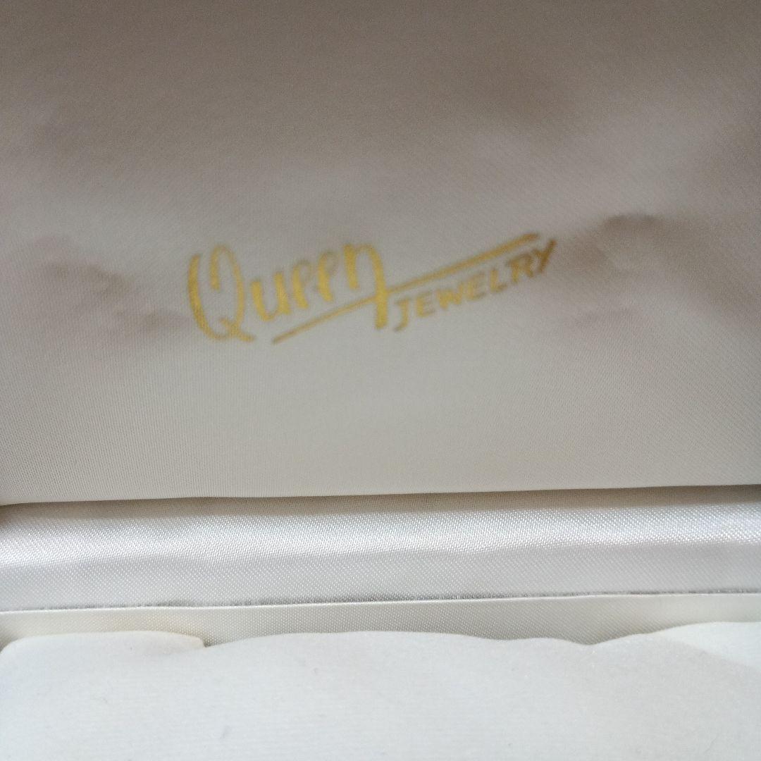 QUEENジュエリー 750 エレガントな白い花のダイヤモンド装飾装飾ピアス