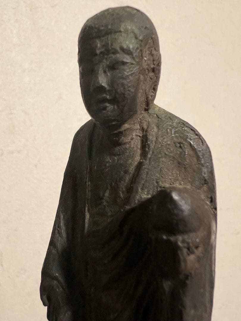 青銅製 地蔵菩薩立像 子供守り神 念持仏 金銅仏 仏像 仏教美術 骨董 古美術