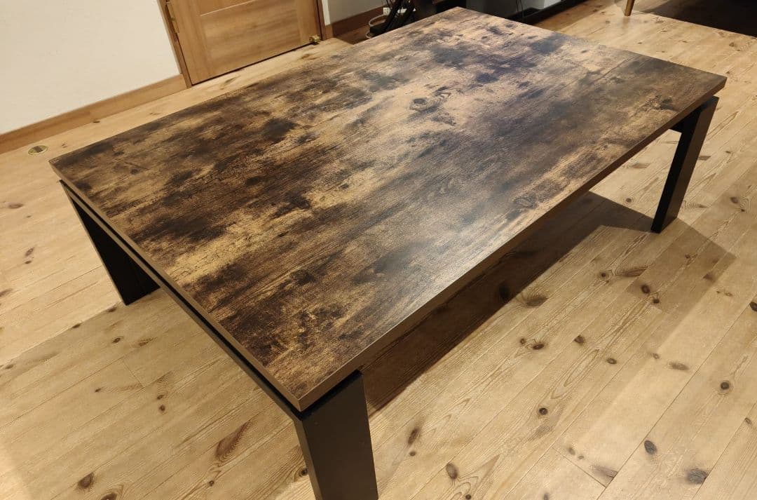 ヴィンテージ風 ダークブラウン こたつ