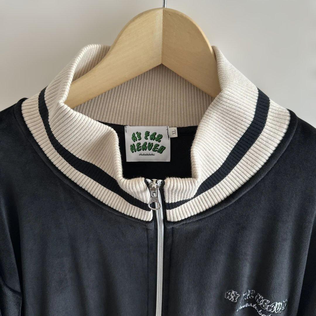 チュウカタベタイ　ベロアスカジャン　メンズXLサイズ