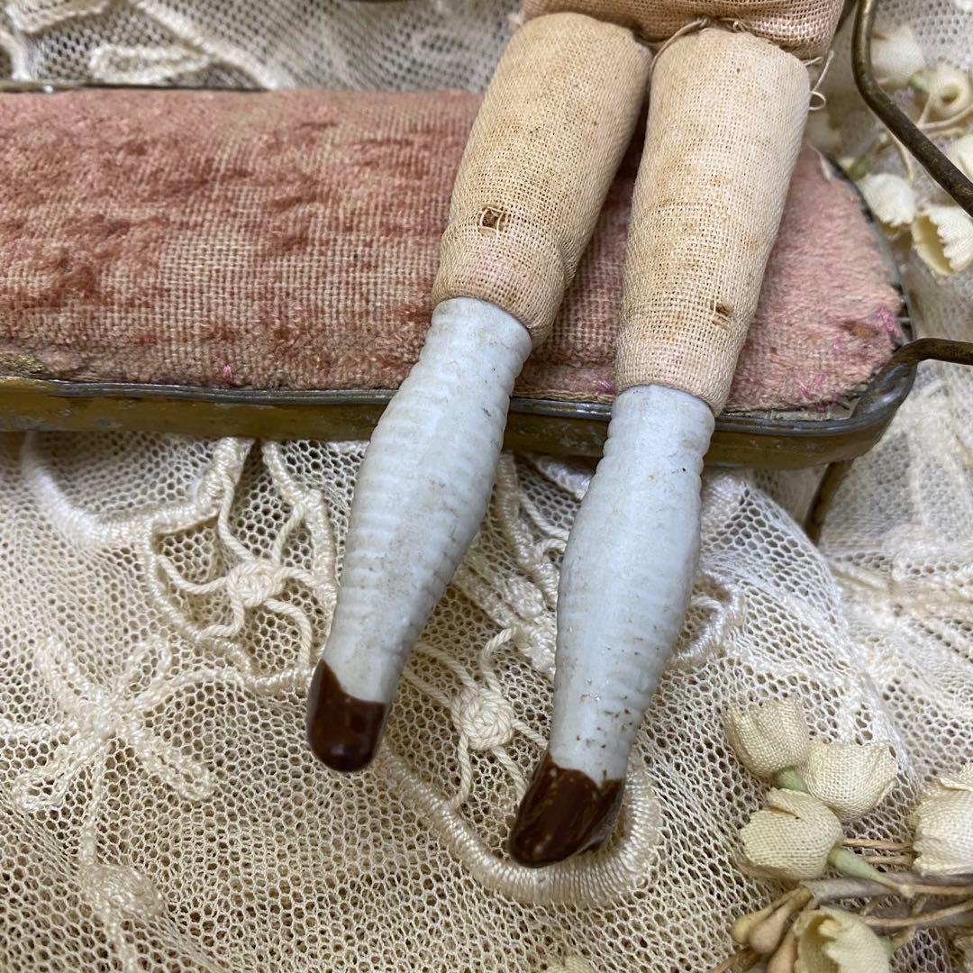 ドイツアンティーク チャイナヘッドドール 19cm