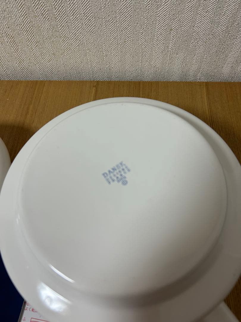 ダンスク　ホーロー　両手鍋、片手鍋のセット　　ホワイト