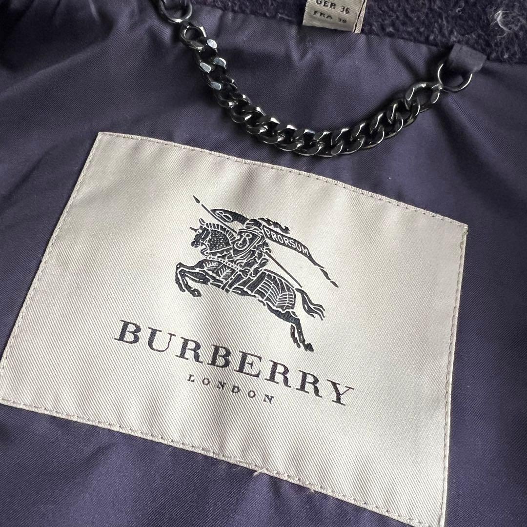 BURBERRY LONDON　バーバーロンドン　ウールダッフルコート　フード付
