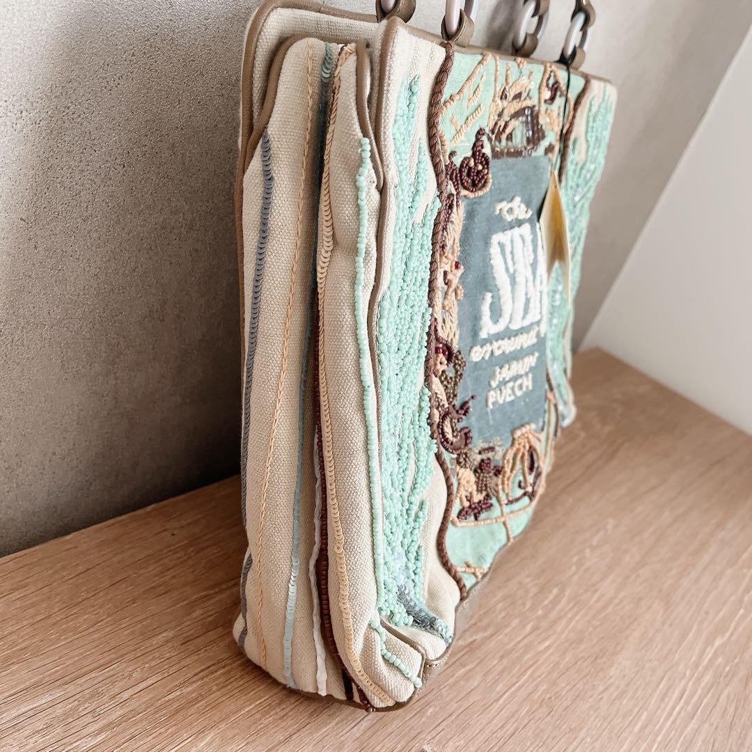 【新品】ジャマン ピュエッシュ Jamin Puech トートバッグ ビーズ