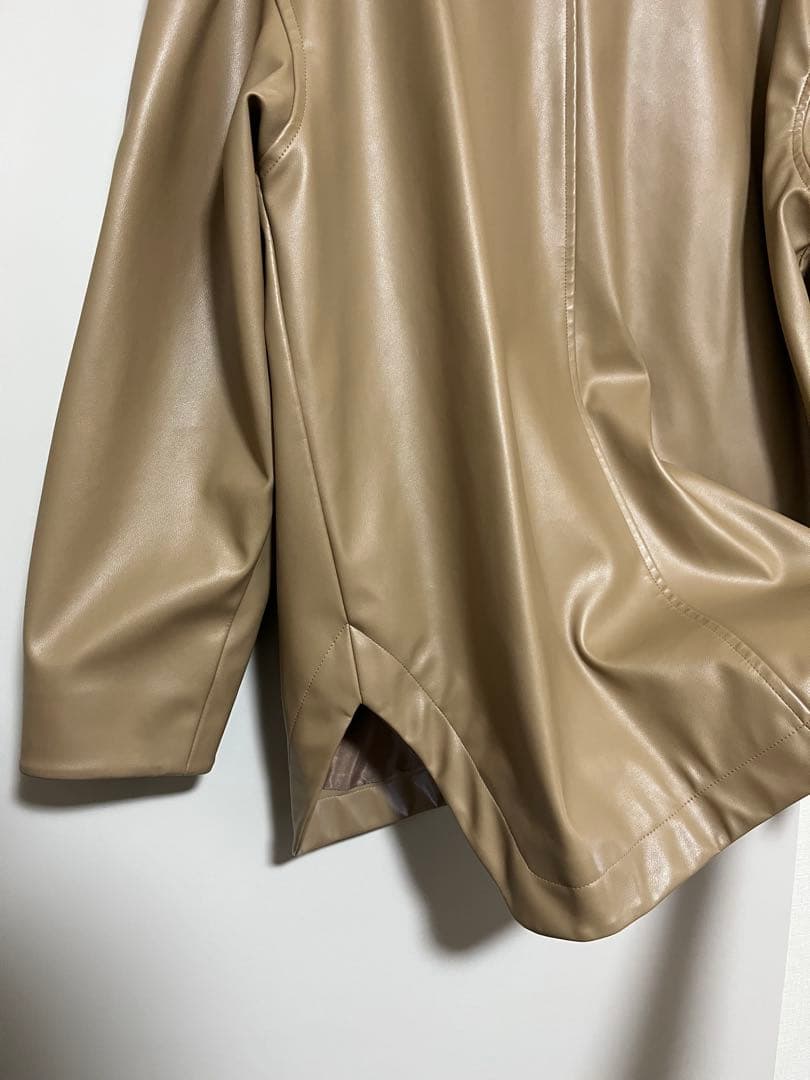 ジャケット・アウター VOLUME SLEEVE LEATHER BLOUSON