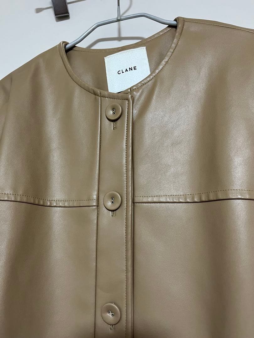 ジャケット・アウター VOLUME SLEEVE LEATHER BLOUSON