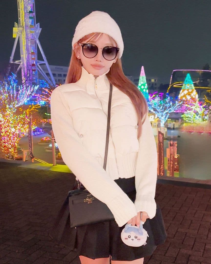 rady　ニットファイバーダウン 　オフホワイト　Mサイズ　残り1