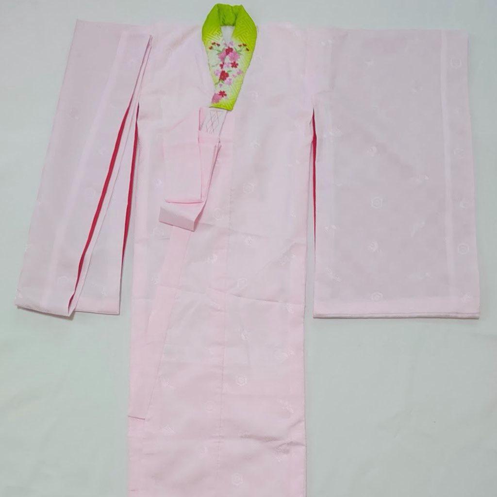 七五三 3歳 女の子 正絹 祝い着 5点 フルセット（被布・長襦袢・草履・鞄）