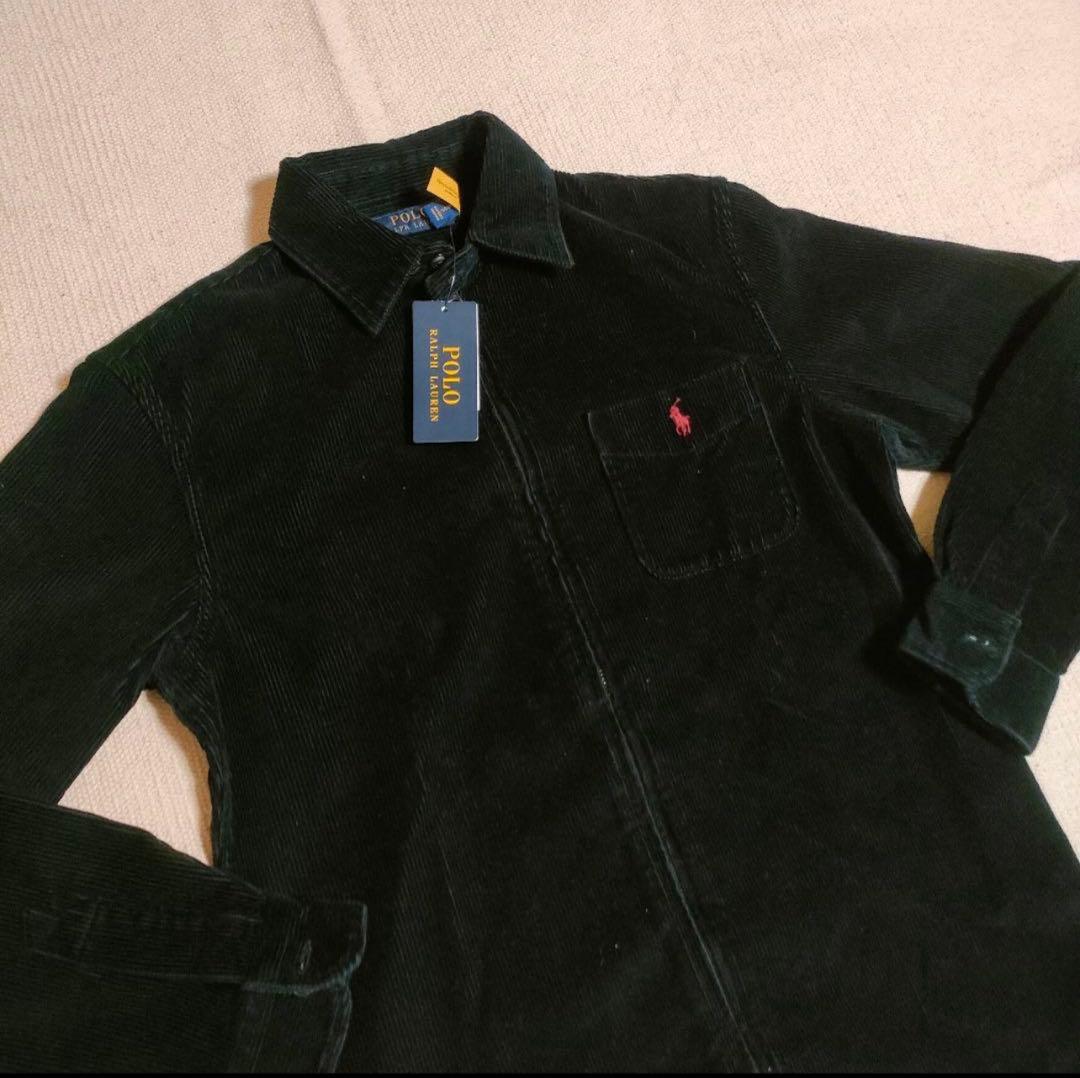 ラルフローレン コーデュロイ ジャケット パンツ 上下セット 黒