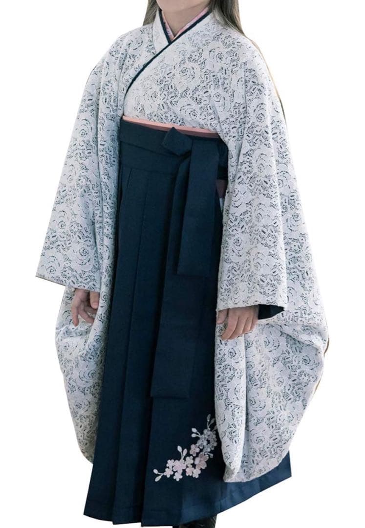 キャサリンコテージ　レース　袴　ネイビー