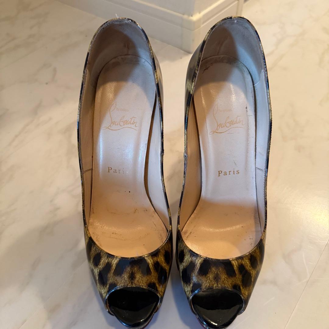 初売りセール❗️Christian Louboutin ヒョウ柄 ハイヒール