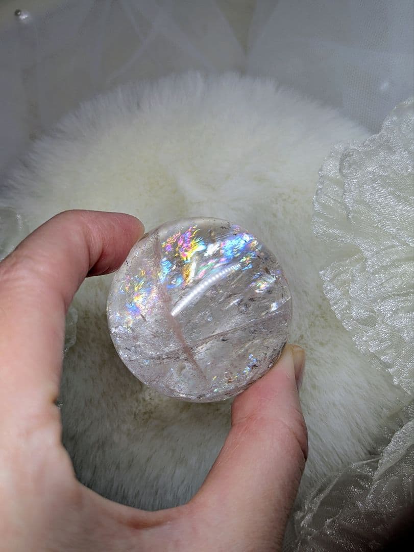 ♡ピンクアゼツライト（通称） ピンククリアクォーツ　スフィア♡