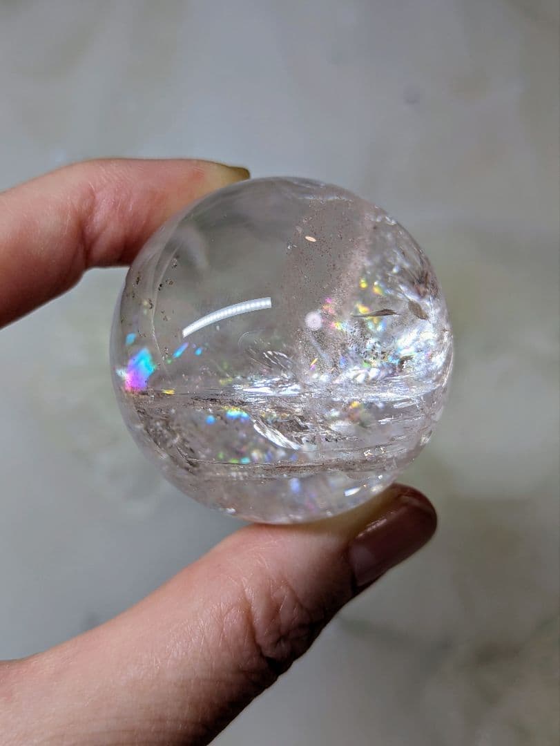 ♡ピンクアゼツライト（通称） ピンククリアクォーツ　スフィア♡