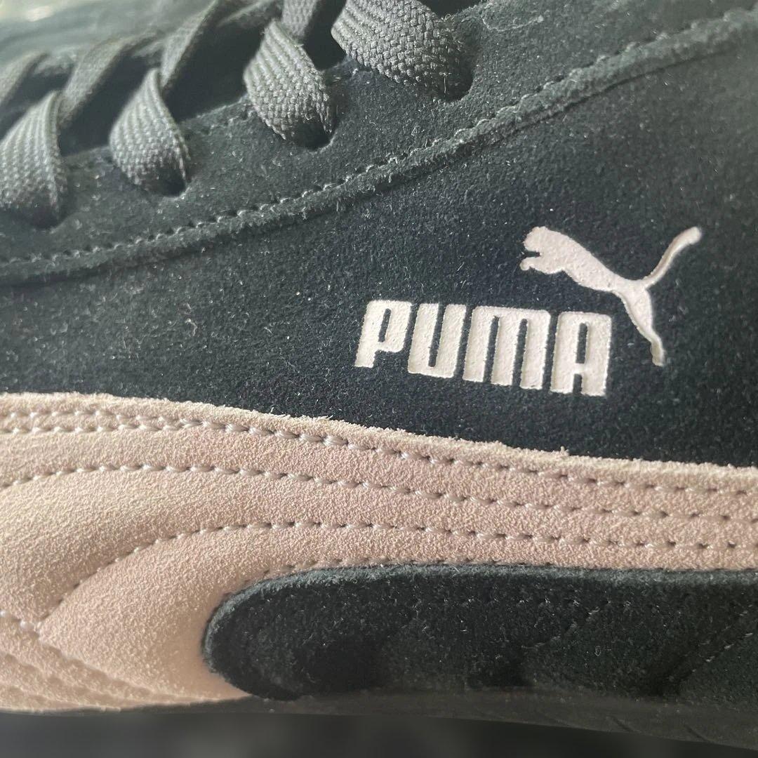 PUMA スピードキャット　ブラック/ピンク25.5
