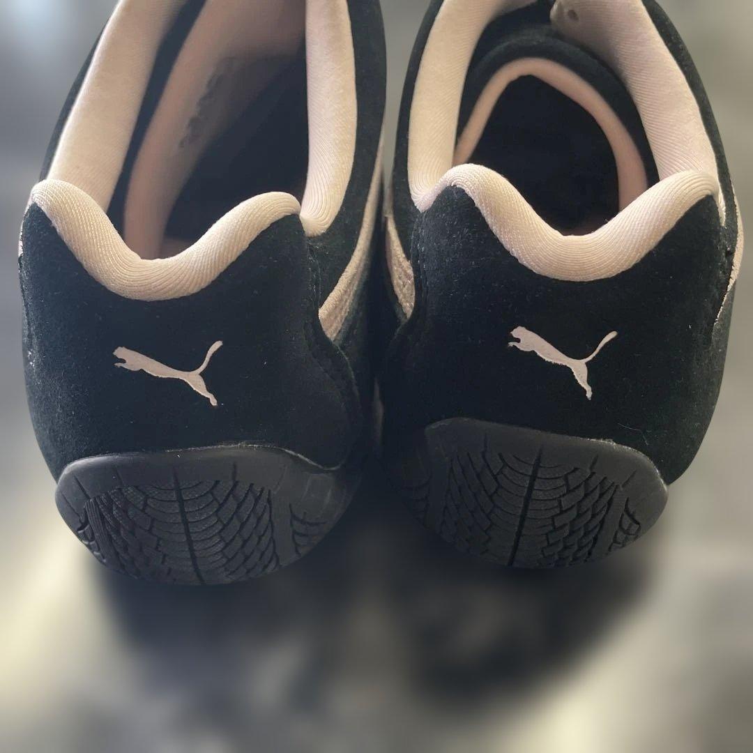 PUMA スピードキャット　ブラック/ピンク25.5