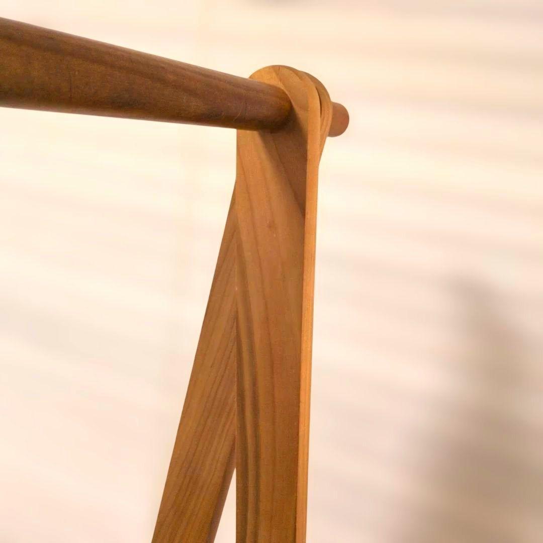 旭川家具　コサイン　cosine　ドレスラック　コートハンガー　チェリー材製