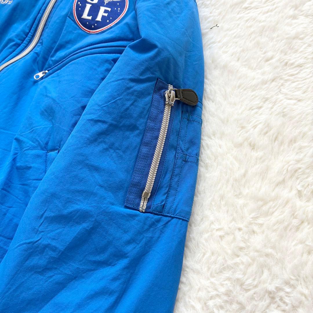 美品 BEAMS GOLF 中綿 フライト ブルゾン L