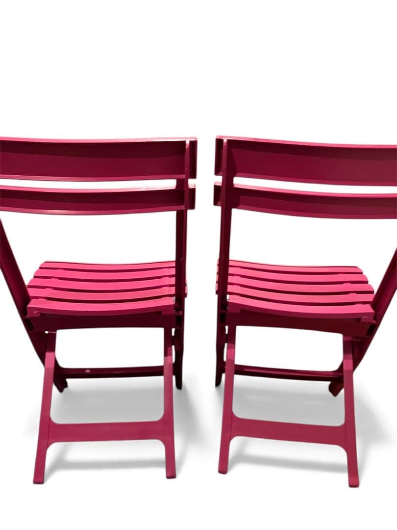 フランス製 Grosfillex マイアミ フォールディングチェア 2脚 屋外可