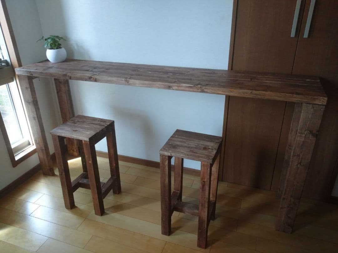 【家財便送料込み】200 アンティークロングテーブル