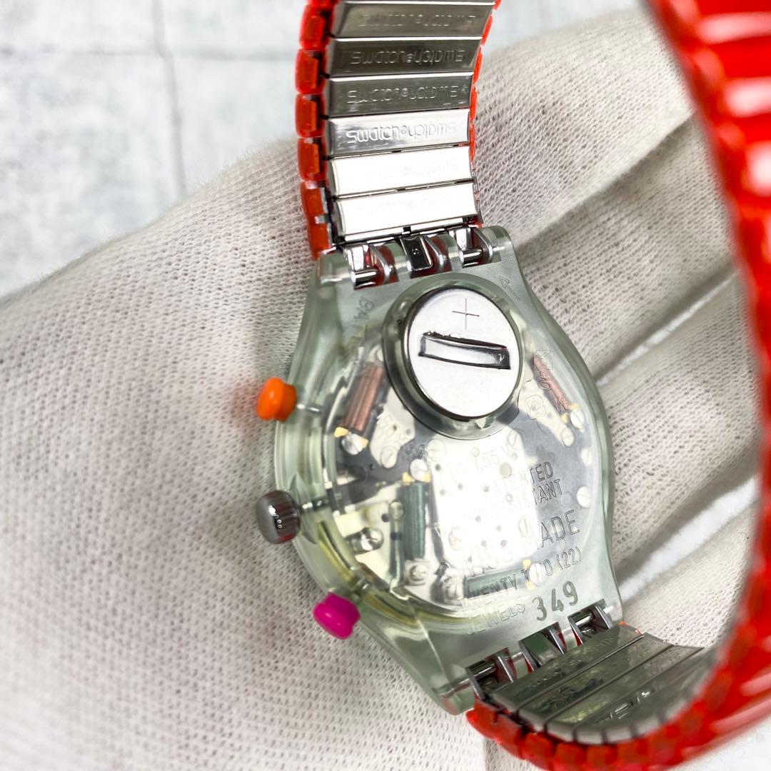 極美品 スウォッチ クロノグラフ INSPYRAL SCG102 1994年製