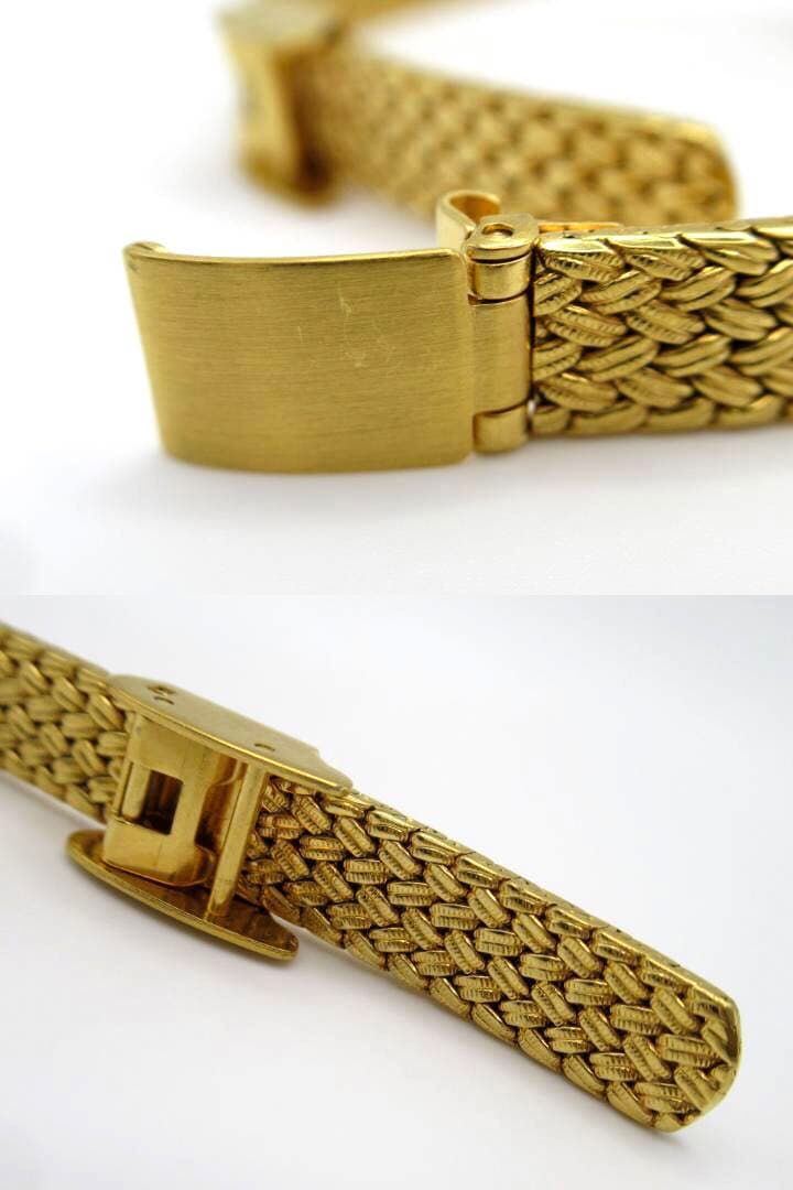 agete アガット ラウンドフェイスジュエリーウォッチ ゴールド 時計 ダイヤ