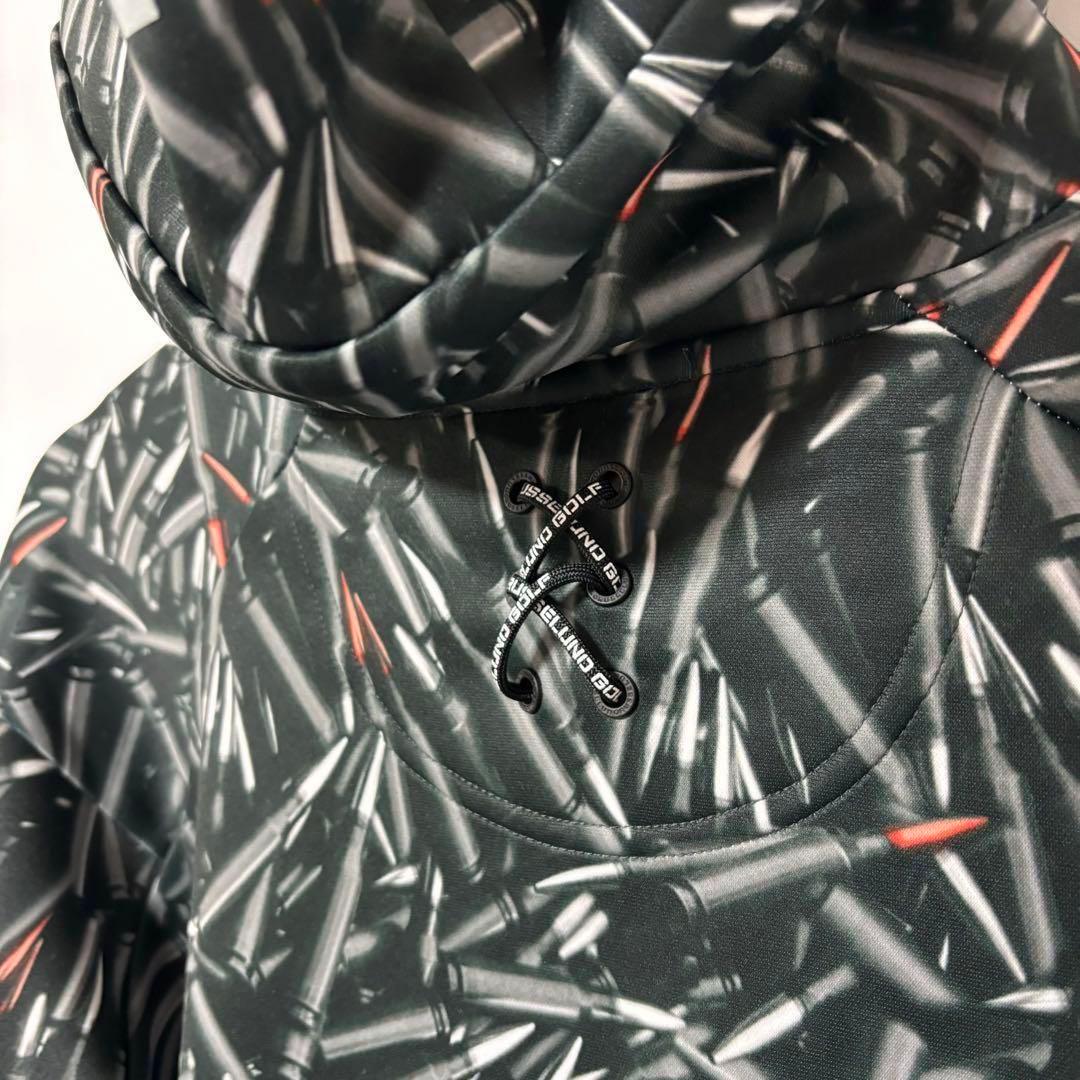 新品 ラッセルノ ゴルフ パターン ライト フーディー バレット L 5