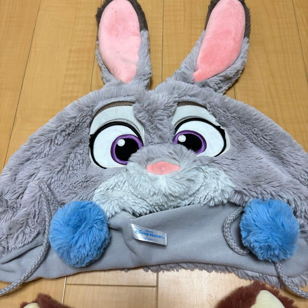 ディズニー　ズートピア　ファンキャップ　ニックジュディセット