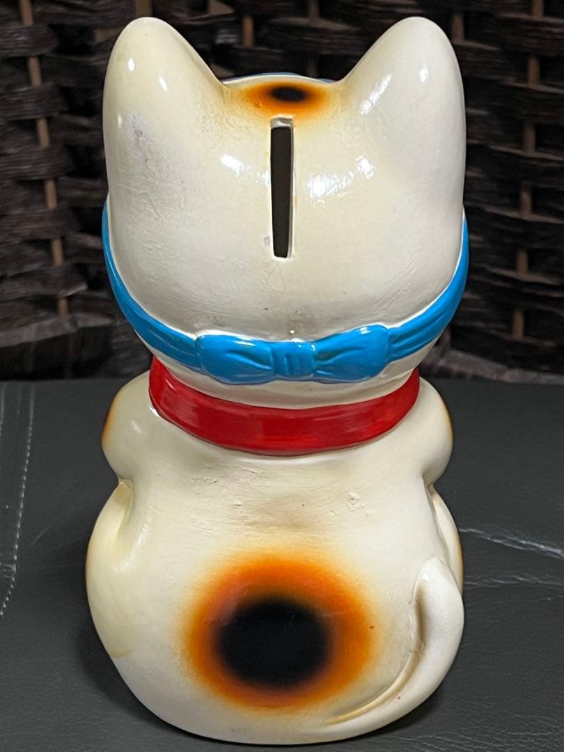 加藤工芸　大当たり　777　フイバー　招き猫　 貯金箱　 陶器　 開運　 縁起物