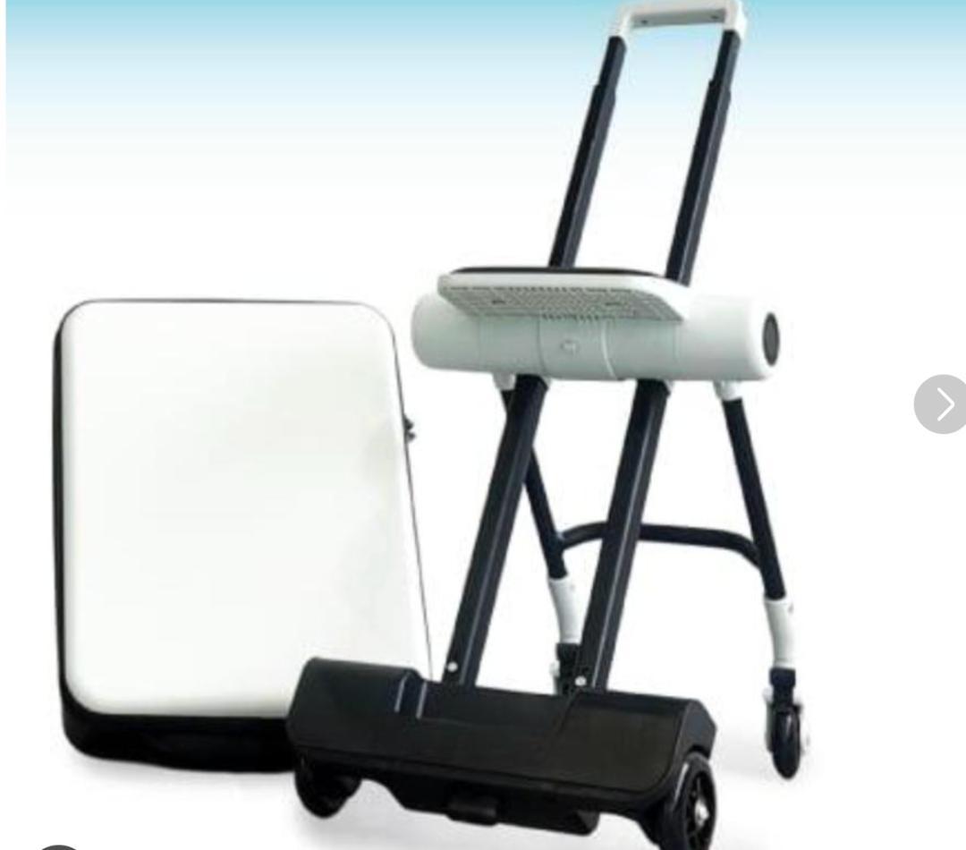 【中古】子供が乗れるキャリーケース キッズトラベルNEO ホワイトZ1