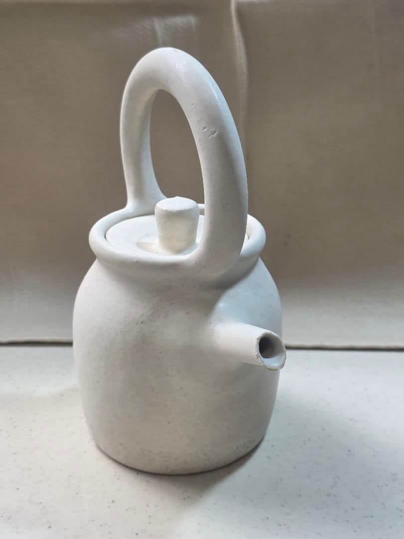 正島克哉　耐火　土瓶　白 (小)　 ■美品■