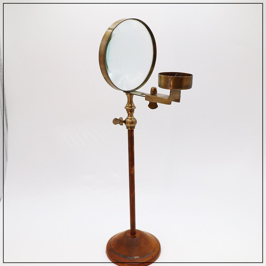 アンティーク｜キャンドルルーペ｜照明・拡大鏡・蝋燭）