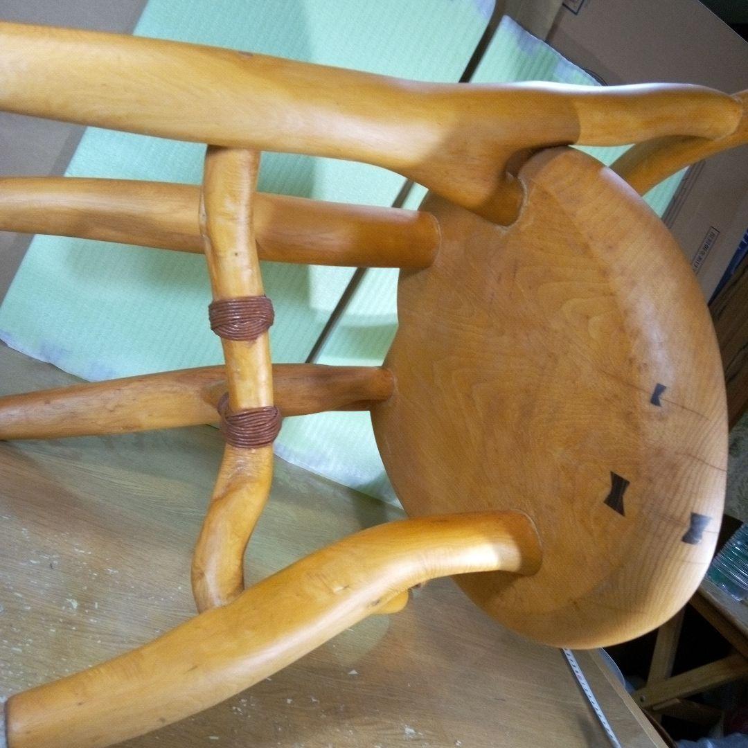 自然木の椅子　芸術作品　家具　ハンドメイド　木の癒し　一点物