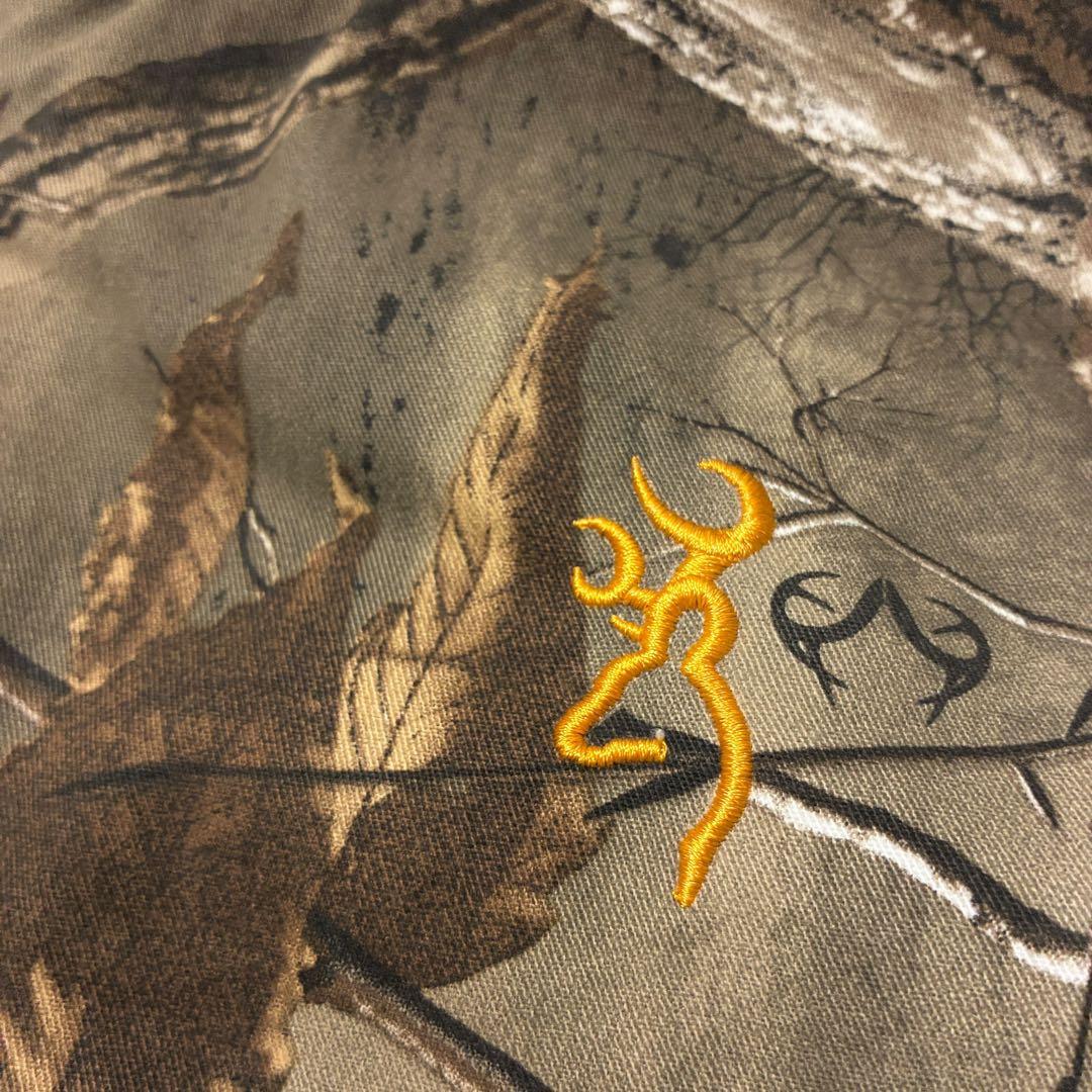 リアルツリーアクティブジャケット2XLリバーシブルブラウン中綿パーカーストリート