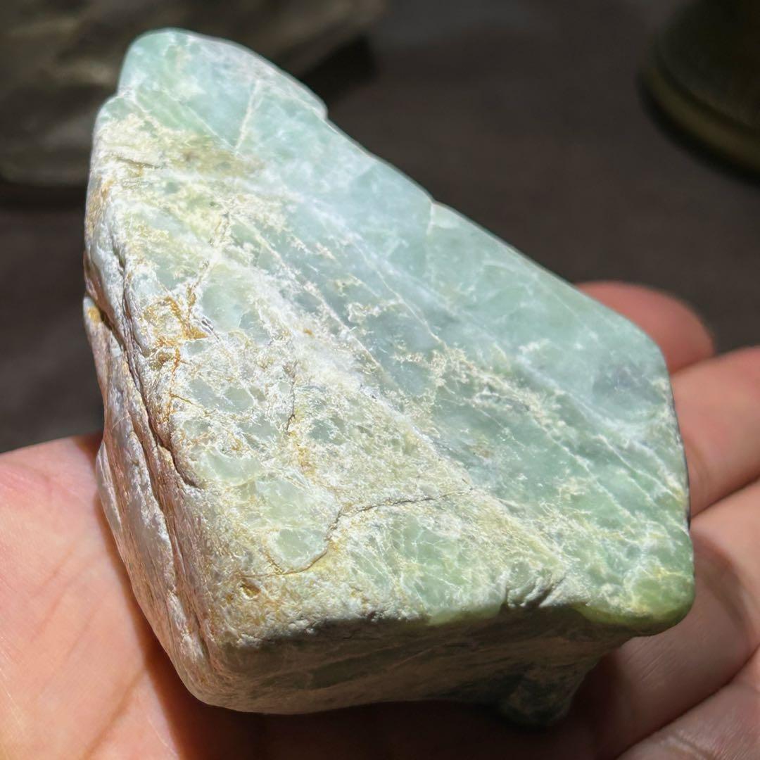 ⭐️別格高級品！来福開運秘宝①！国石！糸魚川翡翠　ジェダイト　原石