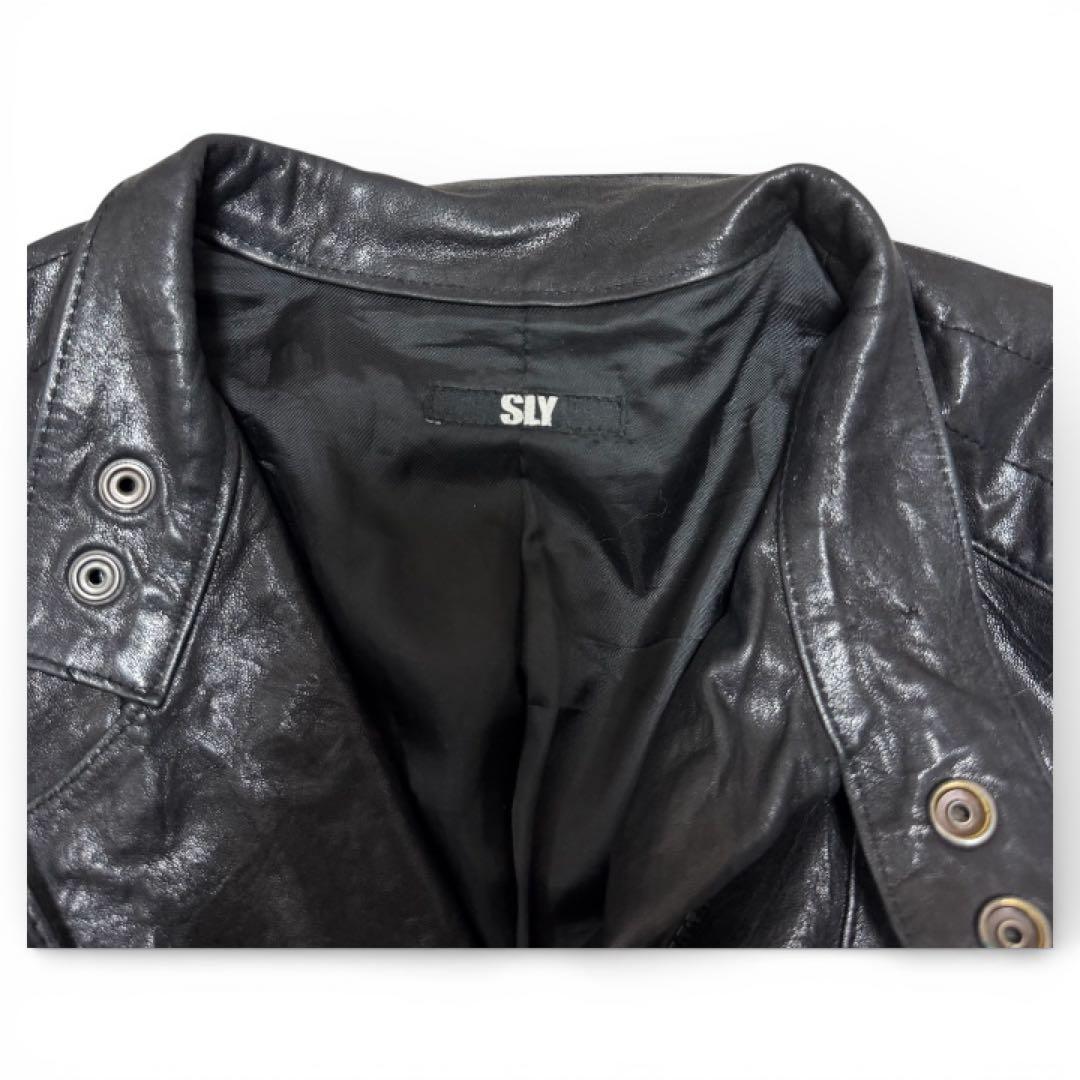 SLY/スライ/レザーライダースジャケット/本革opium お兄系archive