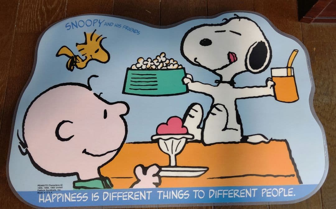ビンテージ　スヌーピー　Placemat　ランチョンマット
