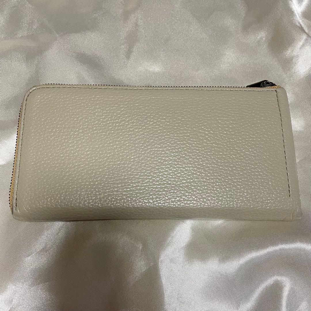ステータシー　イルモードジップコンセプト　長財布　ライトグレージュ