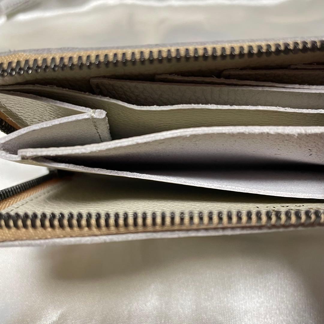 ステータシー　イルモードジップコンセプト　長財布　ライトグレージュ