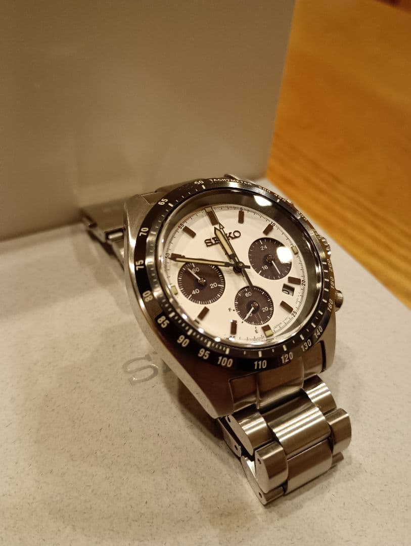 SEIKO クロノグラフ 時計 シルバー